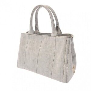 Prada Denim Canapa Gray Handbag